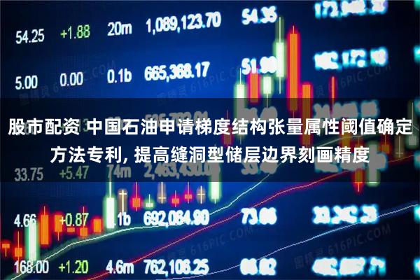股市配资 中国石油申请梯度结构张量属性阈值确定方法专利, 提高缝洞型储层边界刻画精度
