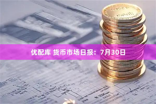 优配库 货币市场日报：7月30日